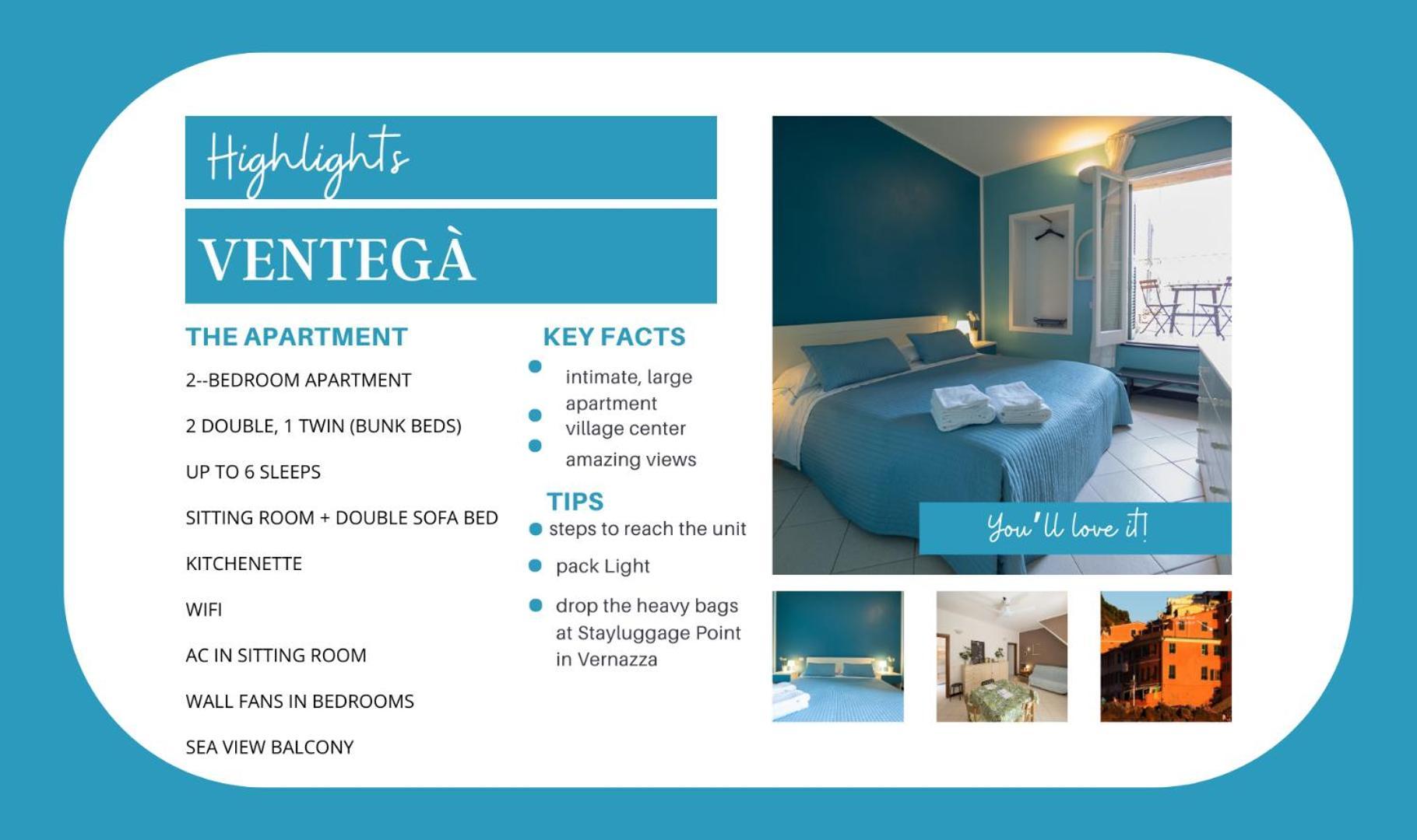 Ventega Sea View Apartment Vernazza Dış mekan fotoğraf